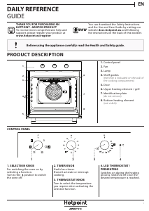 Manual Hotpoint 3AF 534 H IX HA Oven