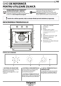 Manual Hotpoint FA 5534 IX Cuptor