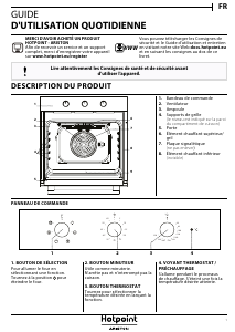 Mode d’emploi Hotpoint FA 5534 IX Four