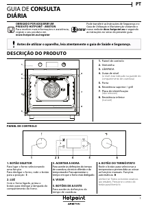 Manual Hotpoint FA2 544 JH IX HA Forno