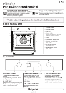 Manuál Hotpoint FA2 841 JH IX HA Trouba