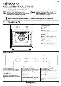 Návod Hotpoint FA2 841 JH IX HA Rúra