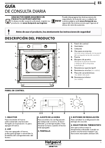 Manual de uso Hotpoint FA3 840 P IX HA Horno