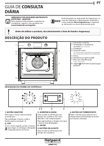 Manual Hotpoint FA3S 844 IX HA Forno