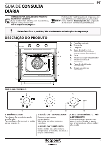 Manual Hotpoint FA4 834 H IX HA Forno