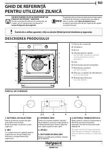Manual Hotpoint FA4 841 JC IX HA Cuptor