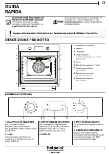 Manuale Hotpoint FA4 844 H IX HA Forno