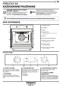 Návod Hotpoint FA4 844 H IX HA Rúra
