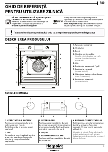 Manual Hotpoint FA5 841 JH IX HA Cuptor