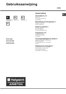Hướng dẫn sử dụng Hotpoint FH 51 IX/HA Lò nướng