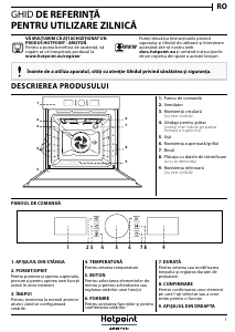 Manual Hotpoint FI4 851 H IX HA Cuptor