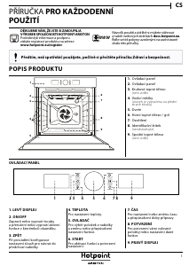 Manuál Hotpoint FI4 854 C IX HA Trouba