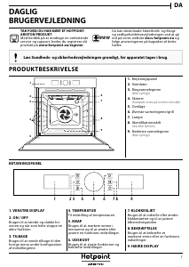 Brugsanvisning Hotpoint FI4 854 C IX HA Ovn