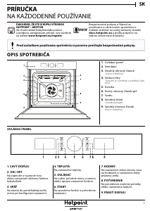 Návod Hotpoint FI5 851 C IX HA Rúra