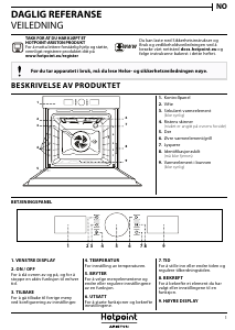 Bruksanvisning Hotpoint FI5 851 C IX HA Ovn