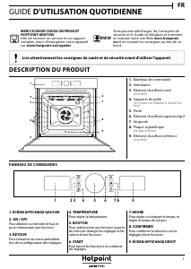 Mode d’emploi Hotpoint FI5 851 C IX HA Four