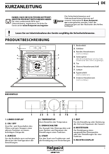 Bedienungsanleitung Hotpoint FI5 851 C IX HA Backofen
