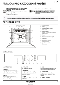 Manuál Hotpoint FI5 851 C IX HA Trouba