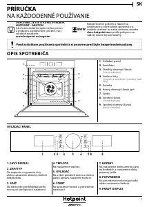 Návod Hotpoint FI5 851 H IX HA Rúra