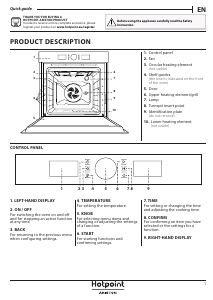 Manual Hotpoint FI5 854 P IX HA Oven