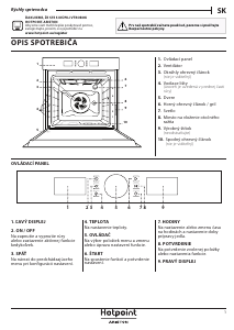 Návod Hotpoint FI5 854 P IX HA Rúra