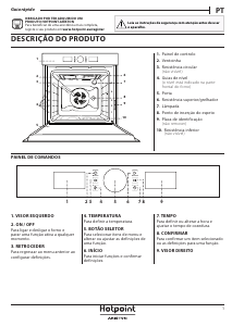 Manual Hotpoint FI5 854 P IX HA Forno