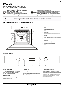 Bruksanvisning Hotpoint FI6 861 SH BL HA Ugn