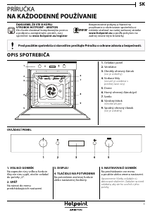 Návod Hotpoint FI6 861 SH BL HA Rúra