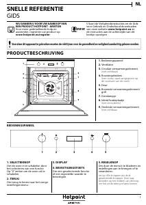 Handleiding Hotpoint FI6 861 SH BL HA Oven