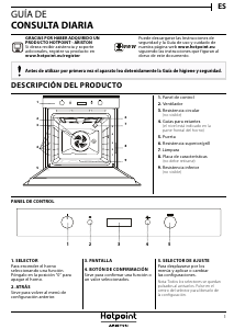 Manual de uso Hotpoint FI6 861 SH BL HA Horno