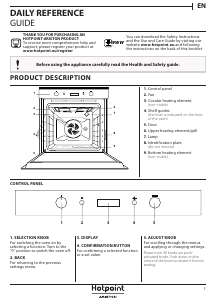 Manual Hotpoint FI6 861 SH BL HA Oven