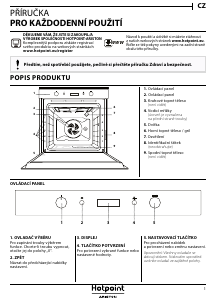Manuál Hotpoint FI6 861 SH IX HA Trouba
