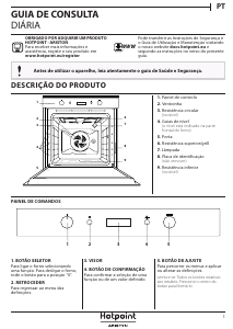 Manual Hotpoint FI6 861 SP IX HA Forno