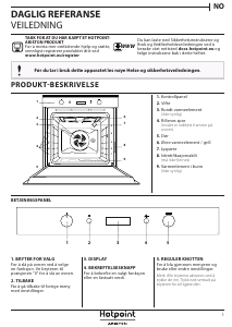 Bruksanvisning Hotpoint FI6 861 SP IX HA Ovn