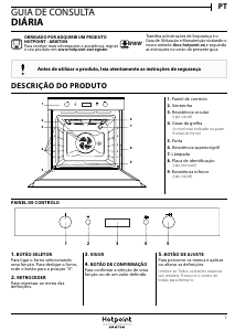 Manual Hotpoint FI6 864 SH IX HA Forno