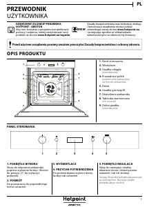 Instrukcja Hotpoint FI7 861 SH BL HA Piekarnik