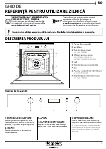 Manual Hotpoint FI7 861 SH CF HA Cuptor