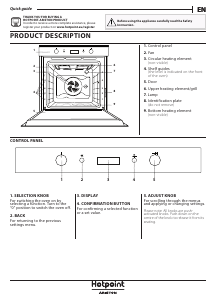Manual Hotpoint FI7 861 SP IX HA Oven