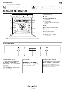 Bruksanvisning Hotpoint FI7 861 SP IX HA Ovn