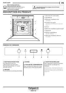 Mode d’emploi Hotpoint FI7 861 SP IX HA Four
