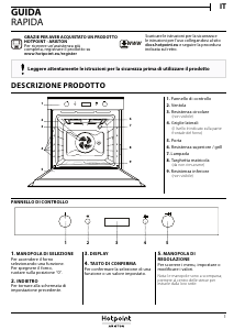 Manuale Hotpoint FI7 864 SH IX HA Forno