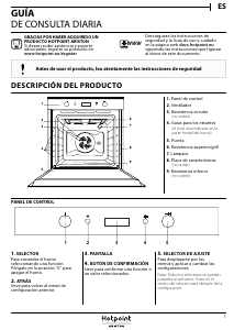 Manual de uso Hotpoint FI7 864 SH IX HA Horno