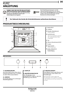 Bedienungsanleitung Hotpoint FI7 864 SH IX HA Backofen