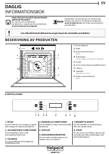 Bruksanvisning Hotpoint FI7 871 SP IX HA Ugn