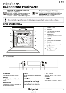 Návod Hotpoint FI9 891 SH IX HA Rúra