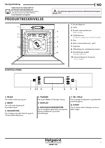 Bruksanvisning Hotpoint FI9 891 SP IX HA Ovn