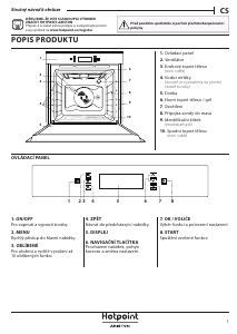 Manuál Hotpoint FI9 891 SP IX HA Trouba