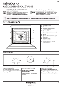 Návod Hotpoint FIT 804 C OW HA Rúra