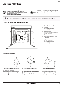 Manuale Hotpoint FIT 804 H AV HA Forno