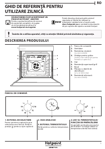 Manual Hotpoint FIT 804 H OW HA Cuptor